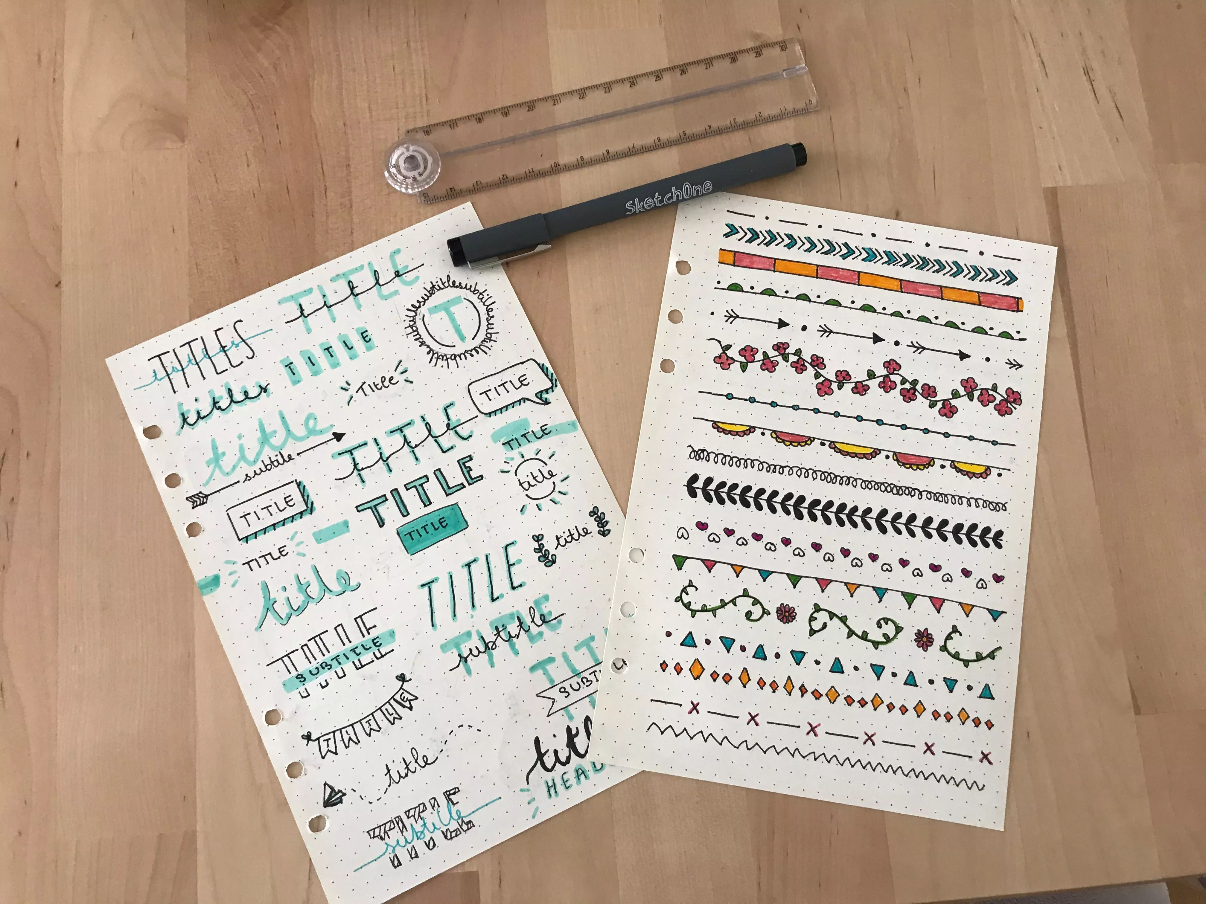 Bullet Journal Ornements