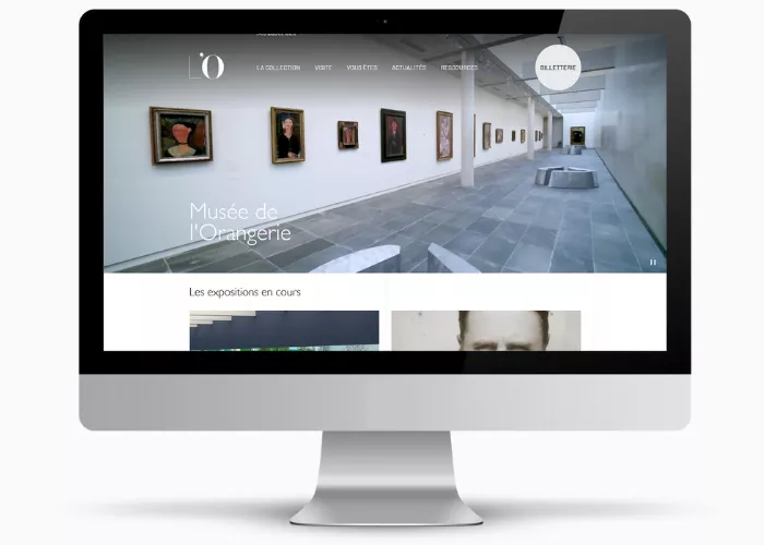 Musée Orangerie Mockup Site