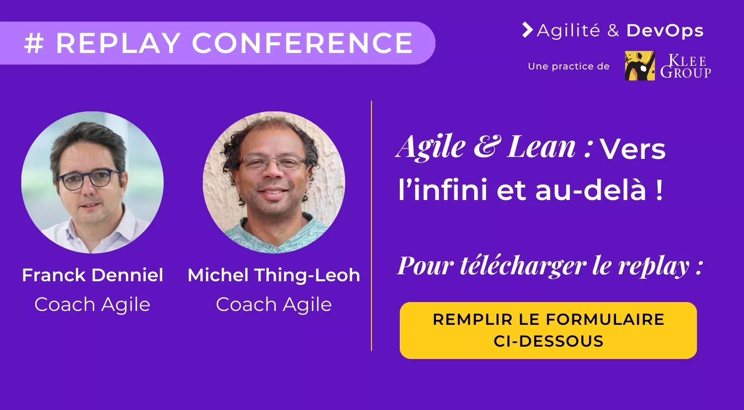 Replay conférence Agile & Lean : Vers l'infini et au-delà !