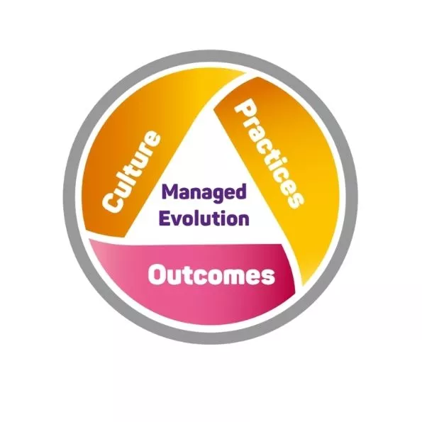 Managed Evolution : Culture, Practices, Outcomes