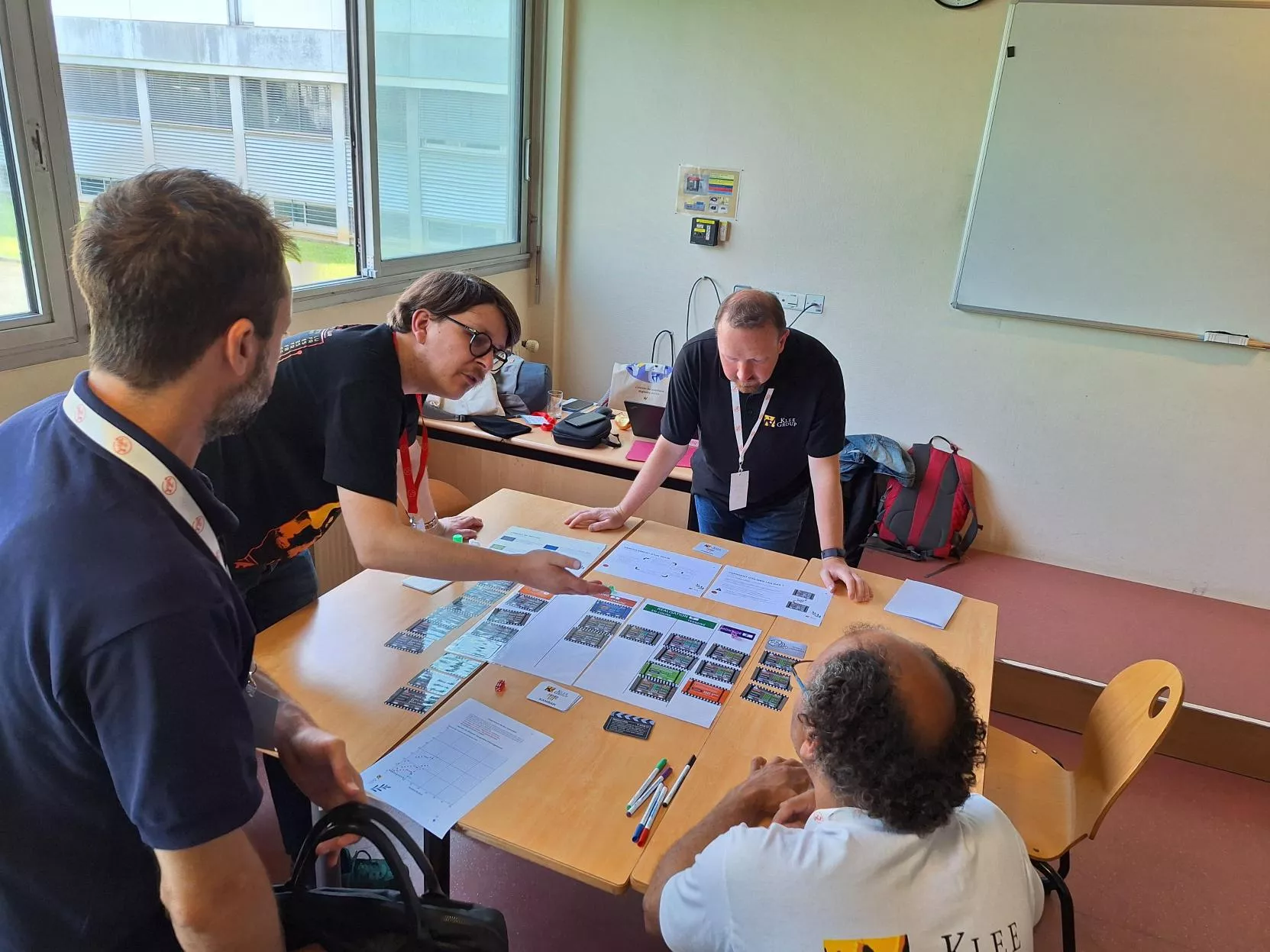 Les équipes de Klee Group ont proposé un atelier Kanban à l'événement Agile Lyon