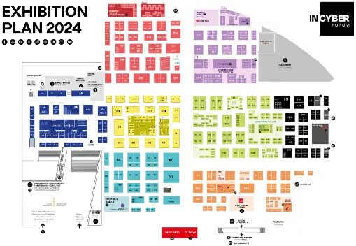 Plan du salon Incyber 2024